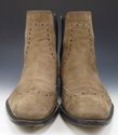 FERRAGAMO sz 8.5 BLASONE WINGTIP BOOTS UG29404 MEN