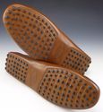 TOD'S sz 7 LEATHER "T" BIT DRIVING MOCCASINS MENS 