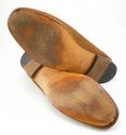 STUBBS & WOOTTON sz 12 SUEDE TACKLE MOTIF SLIPPERS