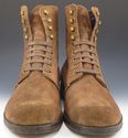 JOHN VARVATOS sz 9.5 BONHAM SUEDE LACE UP BOOTS ME