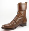 CHRISTIAN LOUBOUTIN sz 44 TOERLESS CAP TOE BOOTS M