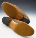 FERRAGAMO sz 11 NUBUCK MOCCASIN TOE KILTIE LOAFER 