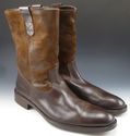 New - TO BOOT NEW YORK sz 9 LEATHER & SUEDE BOOTS 