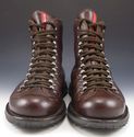 PRADA sz 7.5 LEATHER LUG SOLE HIKING BOOTS 1541 ME