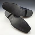 New - GUCCI sz 11 LEATHER LOGO PLATE LOAFERS 24749