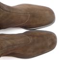 FERRAGAMO sz 9 EE PODIO SUEDE PULL ON BOOTS UH3561