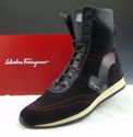 FERRAGAMO sz 7 AA SUEDE HIGH TOP SNEAKERS SE1066 M