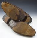 PAUL SMITH sz 8.5 PERFORATED LEATHER STRAP LOAFERS