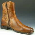 MARK NASON sz 7.5 HAVOC LEATHER ZIPPER BOOTS 67391