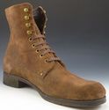 JOHN VARVATOS sz 9.5 BONHAM SUEDE LACE UP BOOTS ME