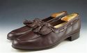 BALLY sz 8 INDIO LEATHER TASSEL LOAFER 940802 MENS