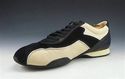 FERRAGAMO sz 8.5 EE SUEDE & NYLON MESH SNEAKER TV4