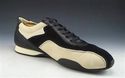 FERRAGAMO sz 8.5 EE SUEDE & NYLON MESH SNEAKER TV4