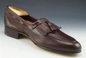 BALLY sz 8 INDIO LEATHER TASSEL LOAFER 940802 MENS