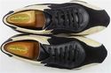 FERRAGAMO sz 8.5 EE SUEDE & NYLON MESH SNEAKER TV4