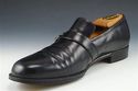 FERRAGAMO sz 9 BUCKLE & STRAP LOAFER UG5248 MENS B