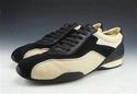 FERRAGAMO sz 8.5 EE SUEDE & NYLON MESH SNEAKER TV4