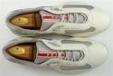 PRADA sz 8.5 LEATHER & NYLON MESH SNEAKERS PS0906 