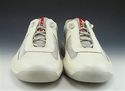 PRADA sz 8.5 LEATHER & NYLON MESH SNEAKERS PS0906 