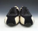 FERRAGAMO sz 8.5 EE SUEDE & NYLON MESH SNEAKER TV4