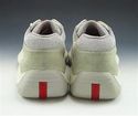 PRADA sz 8.5 LEATHER & NYLON MESH SNEAKERS PS0906 