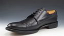 LOUIS VUITTON sz 9.5 LEATHER PLAIN TOE OXFORD NI00