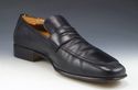 FERRAGAMO sz 9 EE LEATHER STRAP LOAFER UI9057 MENS