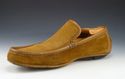 GUCCI sz 9 SUEDE DRIVING MOCCASINS 141991 MENS BRO