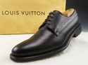 LOUIS VUITTON sz 9.5 LEATHER PLAIN TOE OXFORD NI00