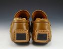 GUCCI sz 9 SUEDE DRIVING MOCCASINS 141991 MENS BRO