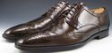 DOLCE & GABBANA sz 9 PATENT LEATHER WINGTIP OXFORD