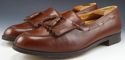 GUCCI sz 43.5 LEATHER TASSEL & KILTIE LOAFER 11012