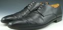 DOLCE & GABBANA sz 8 TEXTURED LEATHER PLAIN TOE OX