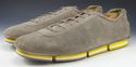 PRADA sz 10 SUEDE LACE UP SNEAKERS 4E2348 MENS GRA