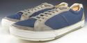 PRADA sz 11 SUEDE & NYLON LACE UP SNEAKERS 4E2124 