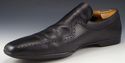 GUCCI sz 42 E LEATHER BICYCLE TOE OXFORDS 162621 M