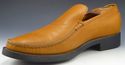 TODS sz 11 LEATHER MOCCASIN TOE LOAFERS MENS LIGHT