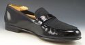 FERRAGAMO sz 7.5 DEAN PATENT TUXEDO LOAFERS UH7670