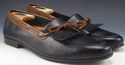 FERRAGAMO sz 10 B LEATHER KILTIE LOAFERS 00459 MEN