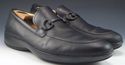 FERRAGAMO sz 9 STREET LEATHER BIT LOAFERS VF98756 