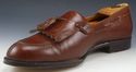 GUCCI sz 43.5 LEATHER TASSEL & KILTIE LOAFER 11012