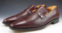 COLE HAAN sz 11.5 LEATHER SPLIT TOE STRAP LOAFERS 