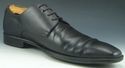 DOLCE & GABBANA sz 8 TEXTURED LEATHER PLAIN TOE OX