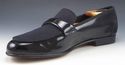 FERRAGAMO sz 9.5 DEAN PATENT TUXEDO LOAFERS UH3213