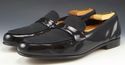 FERRAGAMO sz 7.5 DEAN PATENT TUXEDO LOAFERS UH7670