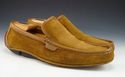 GUCCI sz 9 SUEDE DRIVING MOCCASINS 141991 MENS BRO