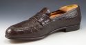 FERRAGAMO sz 10 TEXAS CROCODILE LOAFERS UG16937 ME