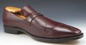 COLE HAAN sz 11.5 LEATHER SPLIT TOE STRAP LOAFERS 