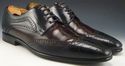 DOLCE & GABBANA sz 8 PATENT WINGTIP OXFORDS MENS B