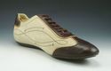 LOUIS VUITTON sz 8 SUEDE & LEATHER SNEAKER GO0075 